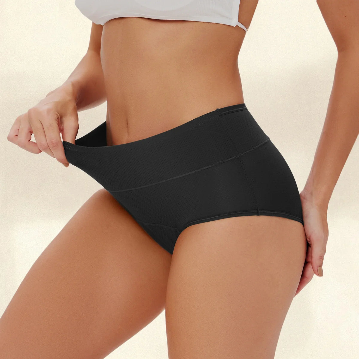 Comfort Plus Leakproof Underwear (Black 5-Pack)
