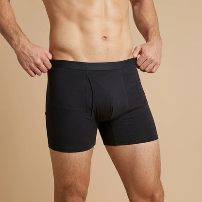 Men’s Leakproof Boxer Brief (Black 3-Pack)